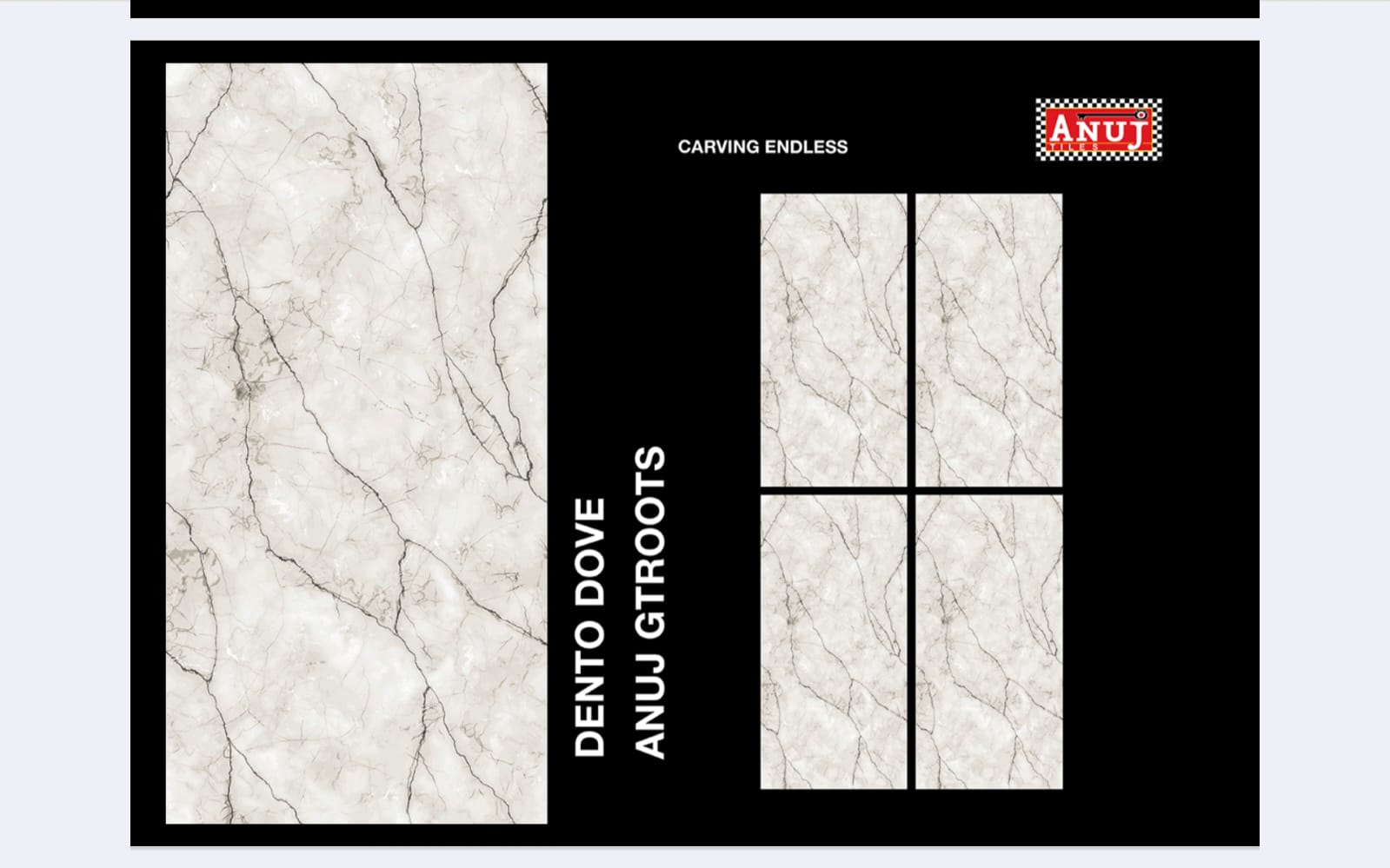 ANUJ 4X2 CARVING  MATT -GTROOTS